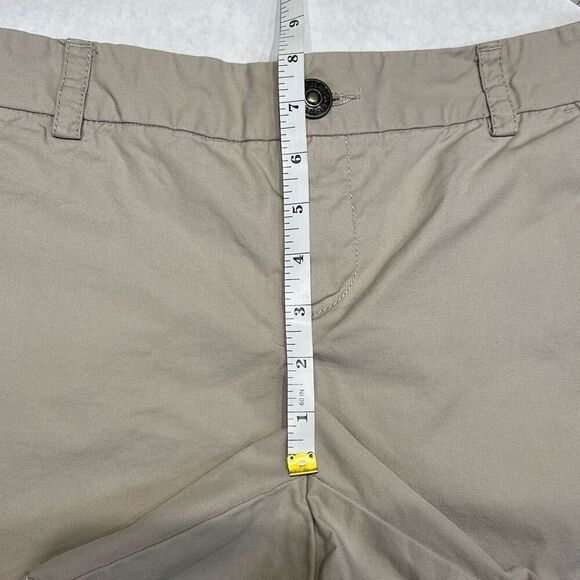 Gap Aubrey Khaki Shorts Sz 6 Button Front 5" Inseam Casual Pockets Classic - Picture 5 of 6